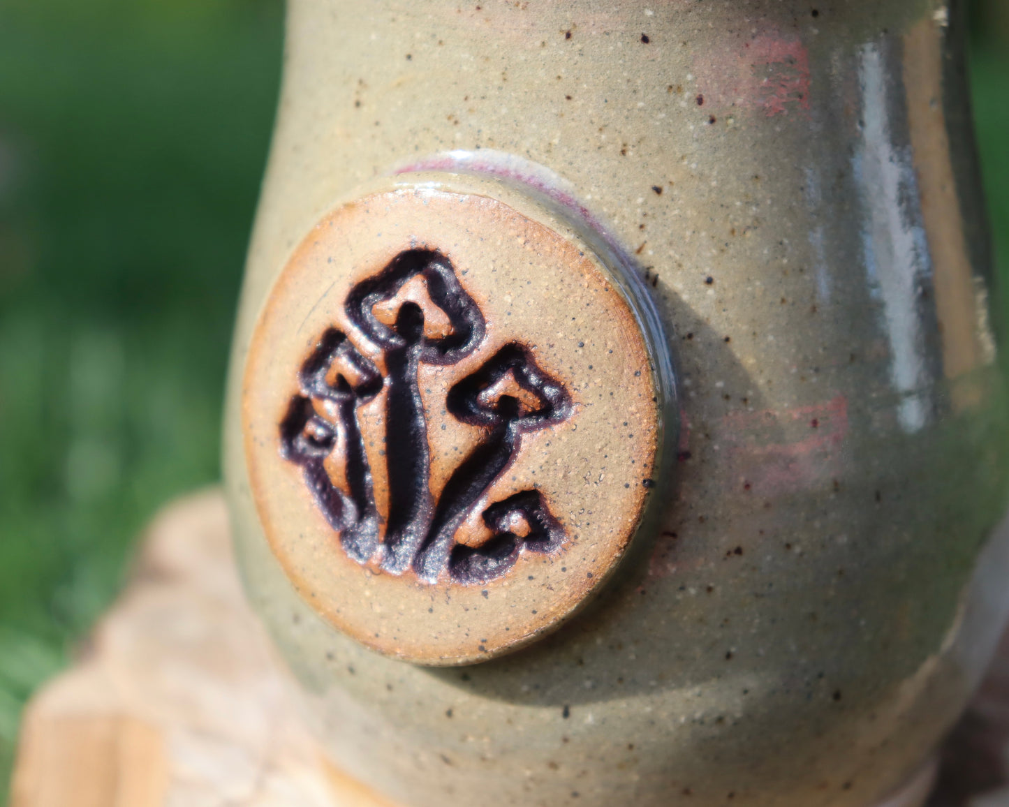 Sandy Mushroom Vase