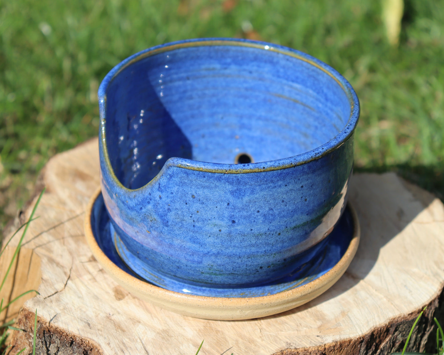 Deep Blue Cut Out Planter