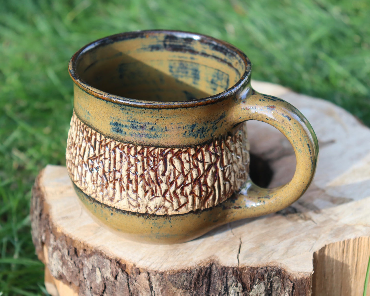 Textured Bark Mug
