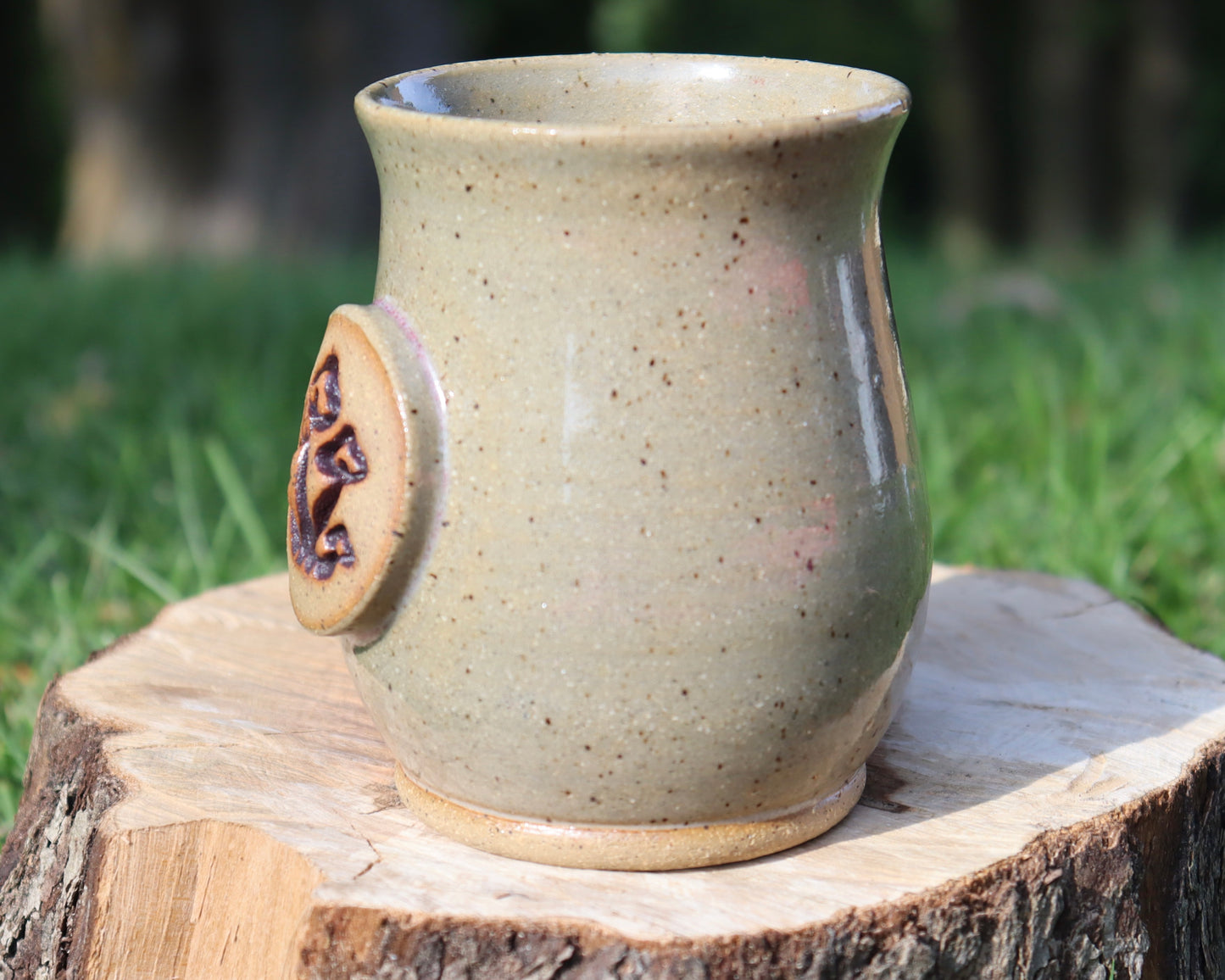 Sandy Mushroom Vase