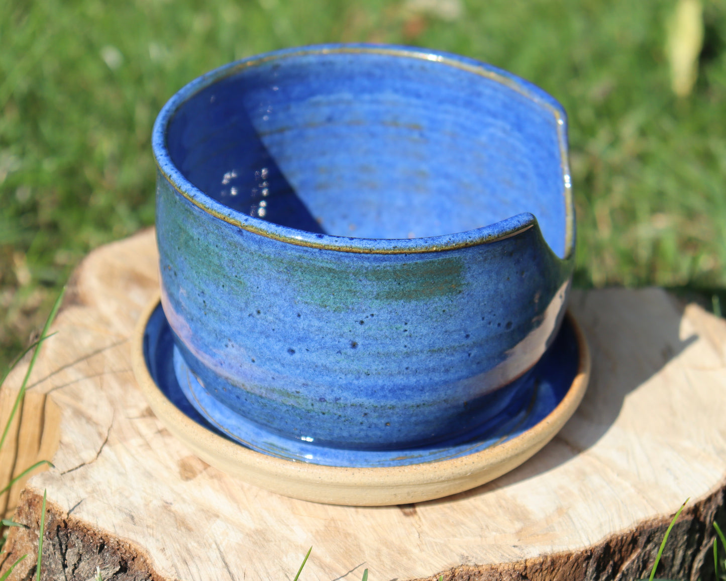 Deep Blue Cut Out Planter