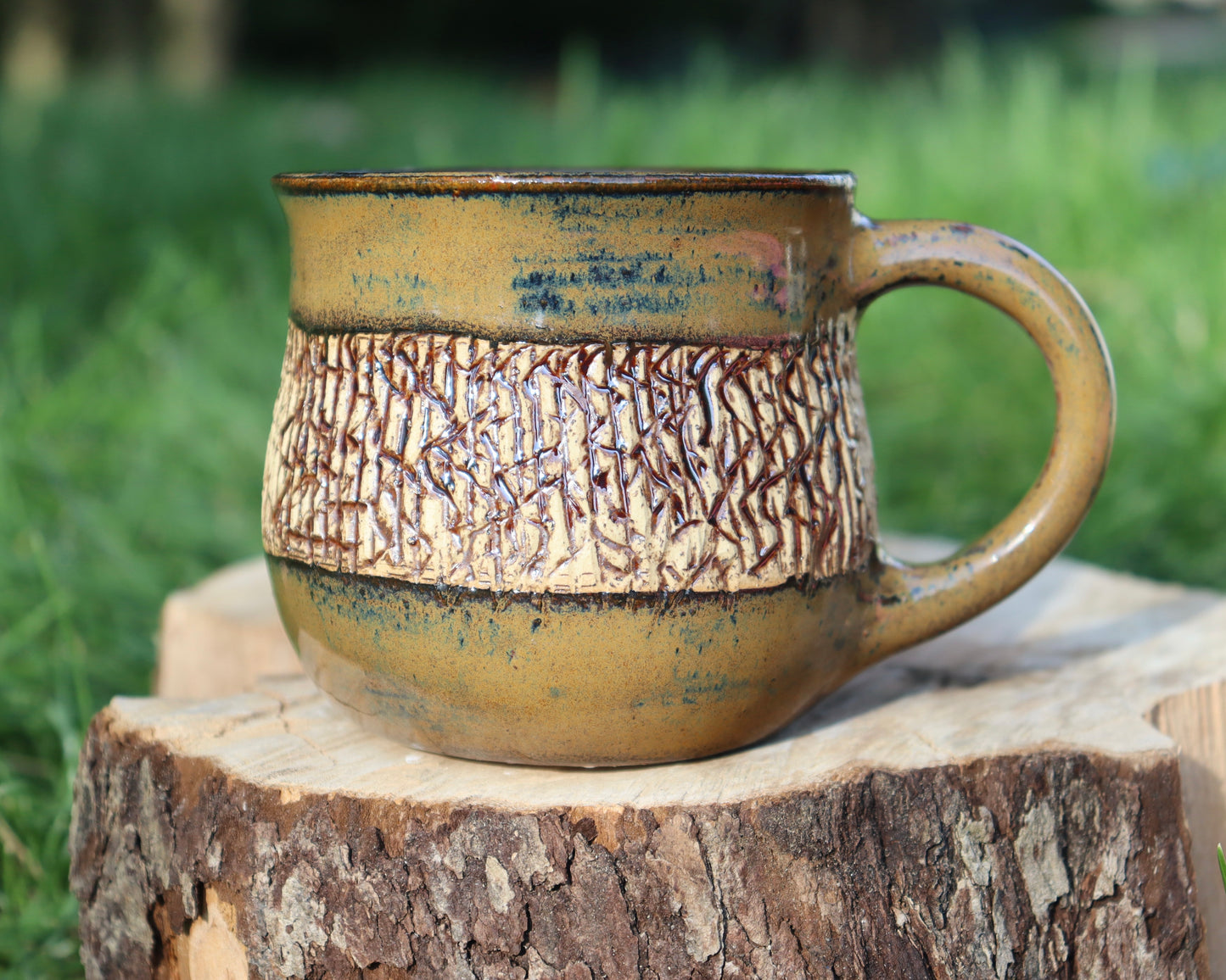 Textured Bark Mug