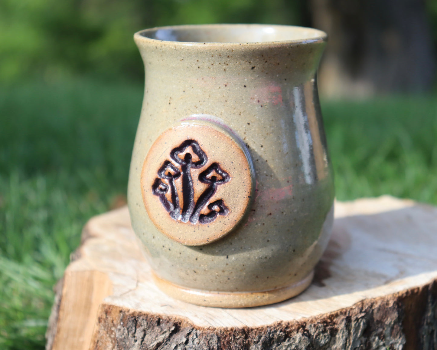 Sandy Mushroom Vase