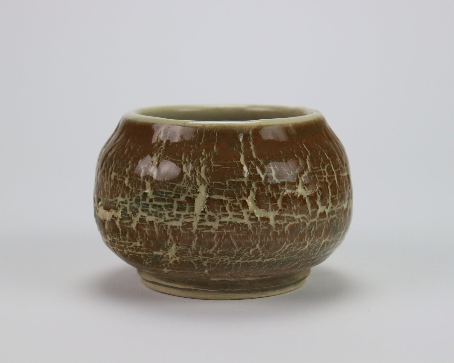 Brown Cracked Pot