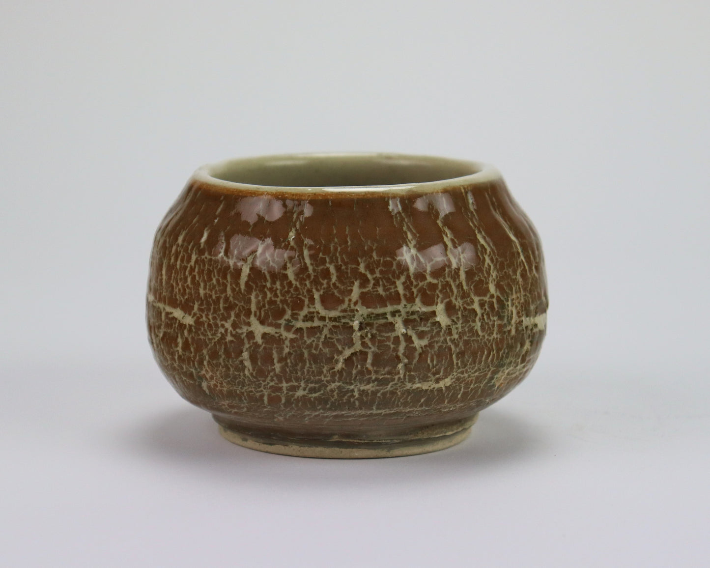 Brown Cracked Pot