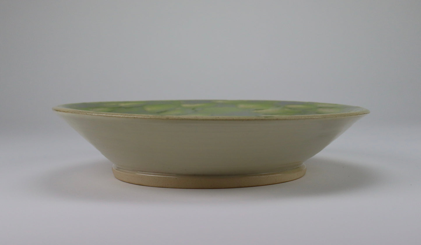 Green and Lavender Large Serving Platter