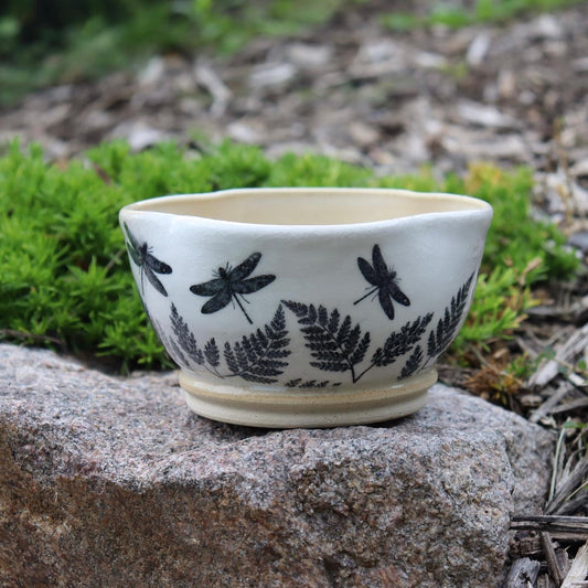 Dragonfly pot