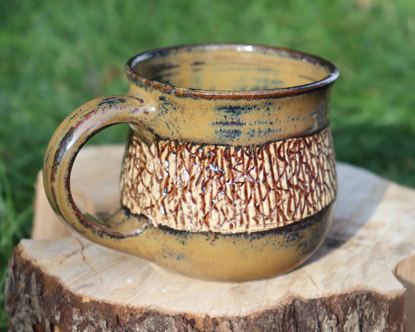 Textured Bark Mug