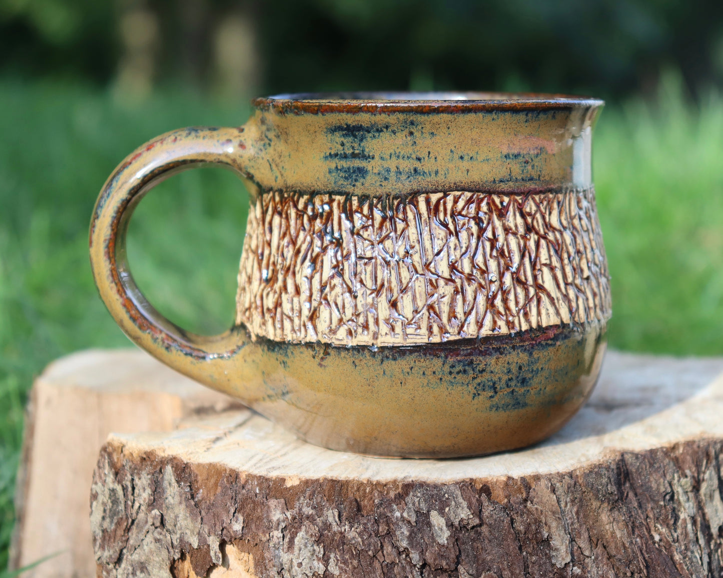 Textured Bark Mug