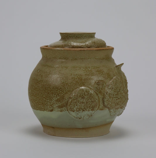 Moss and Mushroom Jar